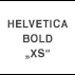 Schrift Helvetica Bold 