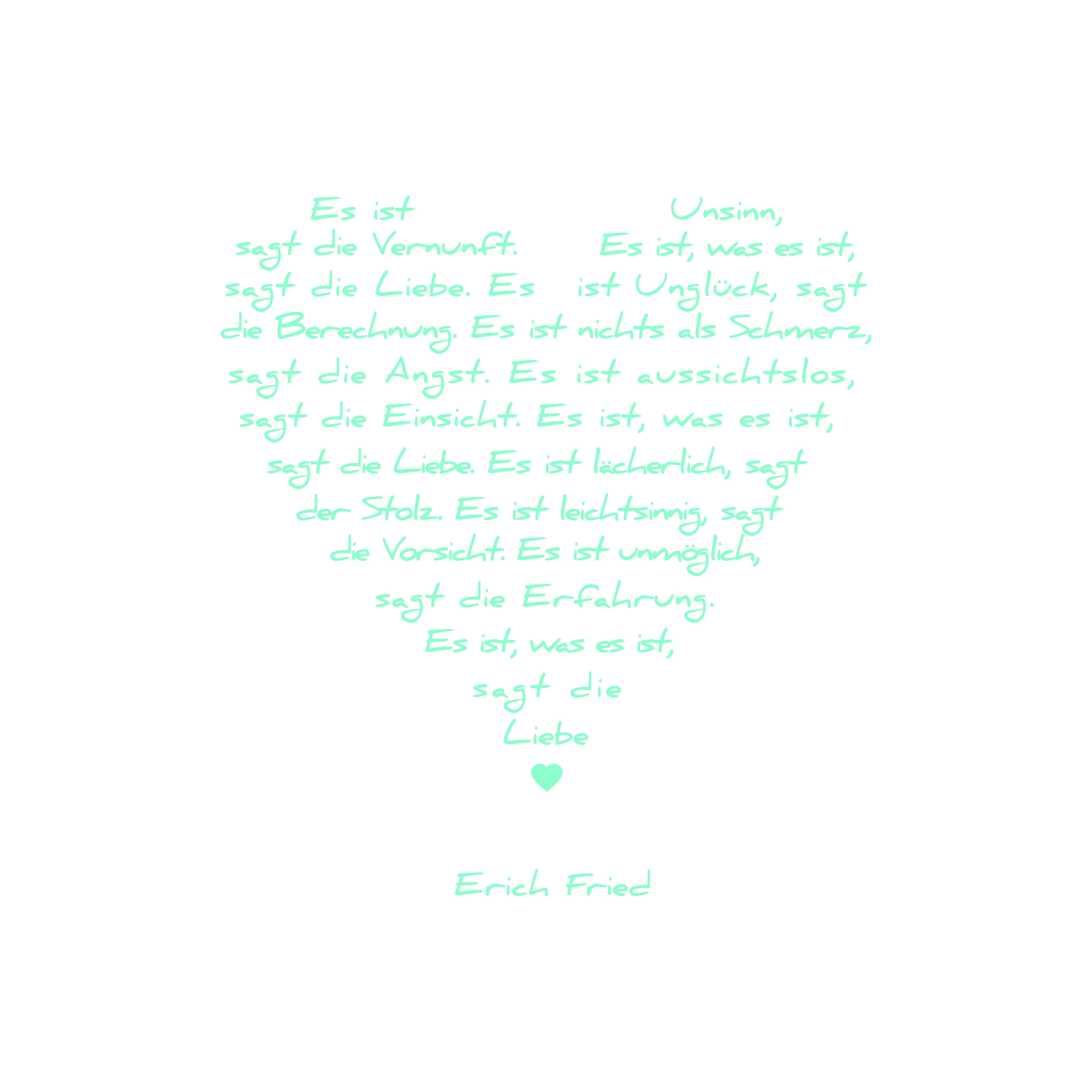 Image Loeve Poem White Turquoise Trixi Gronau Concept Store