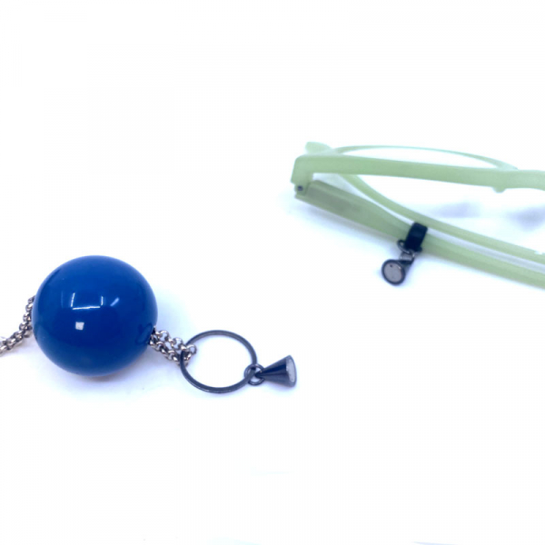 Ana e Alex, Halskette, Brillenkette, Eyesonoff, Boule petrol, Magnet offen