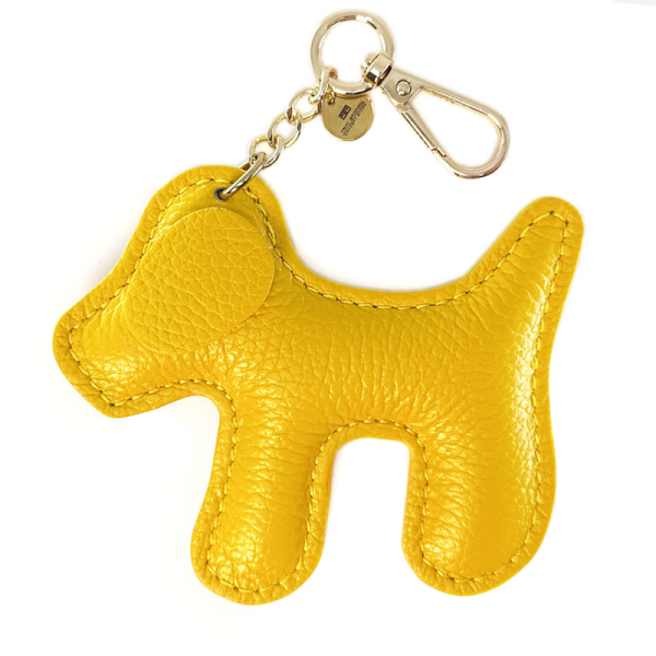 Trixi Gronau Bag Charm Leather Doggy XL yellow