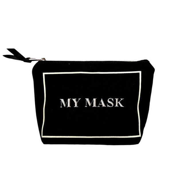 Bag All, Canvas Bag Print my mask black,