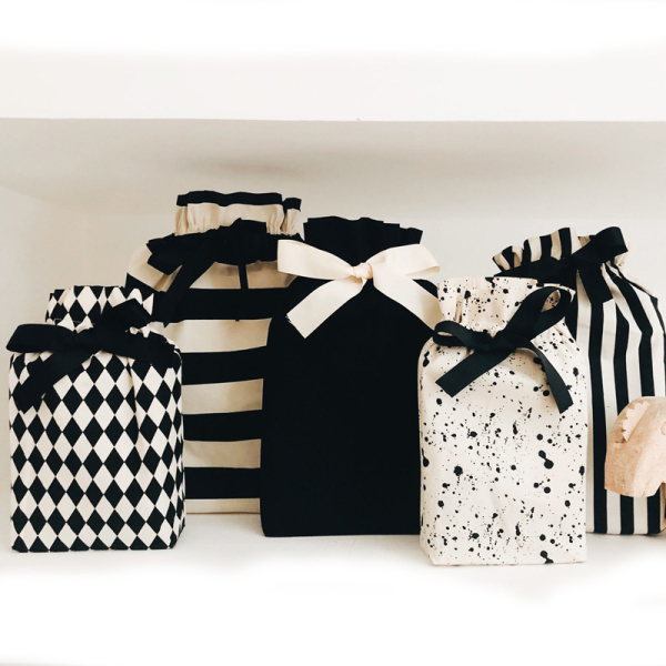 Bag All, Leinentasche Druck Harlekin black, style