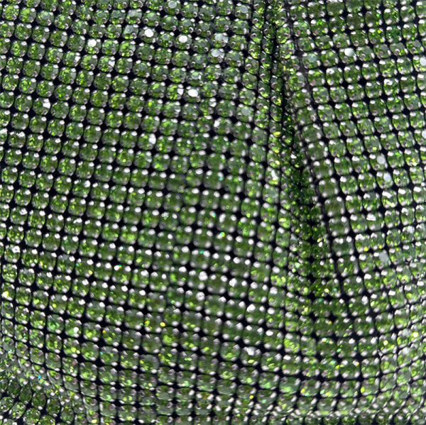 Micro Tote Pixi Kristalle gruen, detail