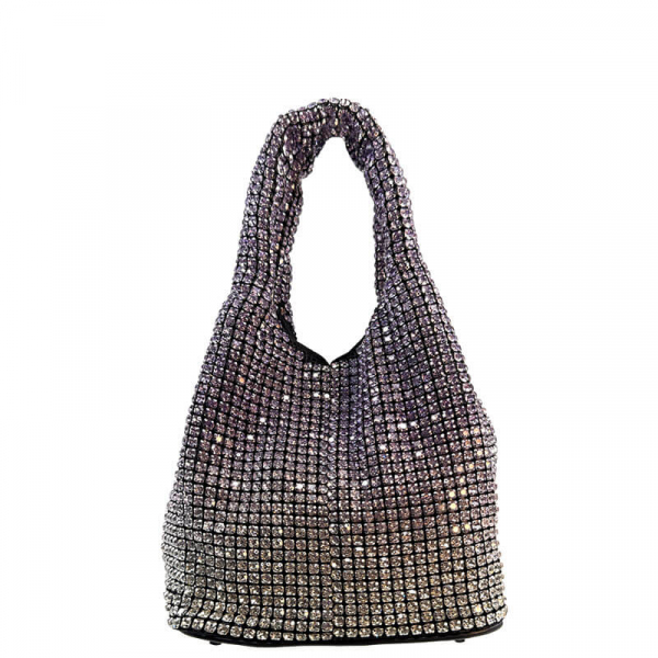 Micro Tote Pixi Kristalle violett verlaufend