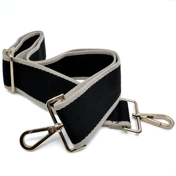 Tote bag, Rupa, Raffiabast, creme schwarz, Gurt