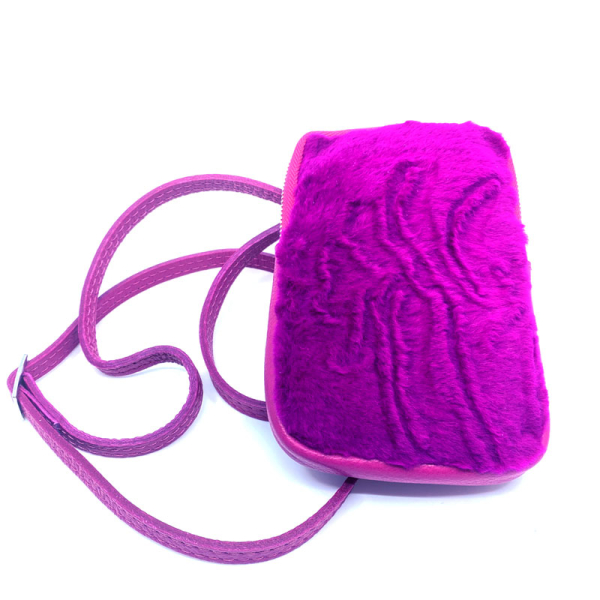 Bonnie Mini Felltasche Lapin pink, liegend front