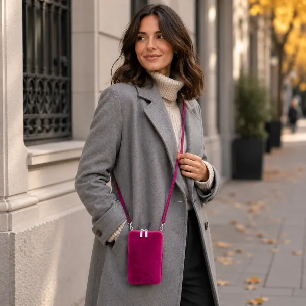 Bonnie Mini Felltasche Lapin pink, style