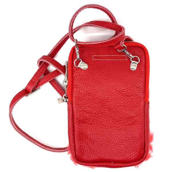 Bonnie MiniBag, Mobilecase, Lampskin, coral, back