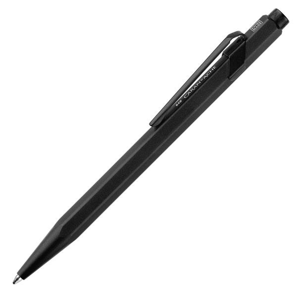 Caran d'Ache, Kugelschreiber, 849 black code, schwarz, side