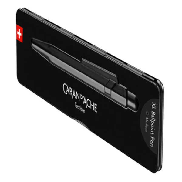 Caran d'Ache pens XL, 849 ball point black code, side