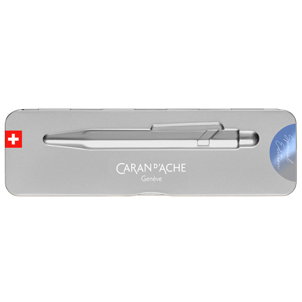 caran d ache 849 Kugelschreiber caran d Ache 849 ballpoint Claim Your Style 5 stormyblue case front