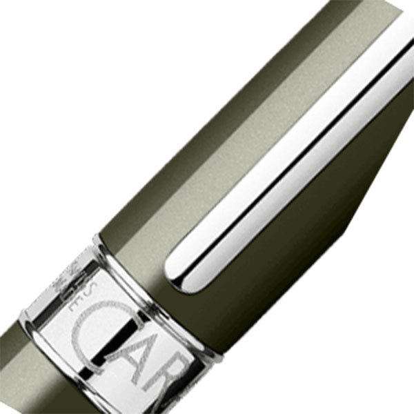 Caran d'Ache, Leman, Slim, kugelschreiber,  terre d'ombre,, detail