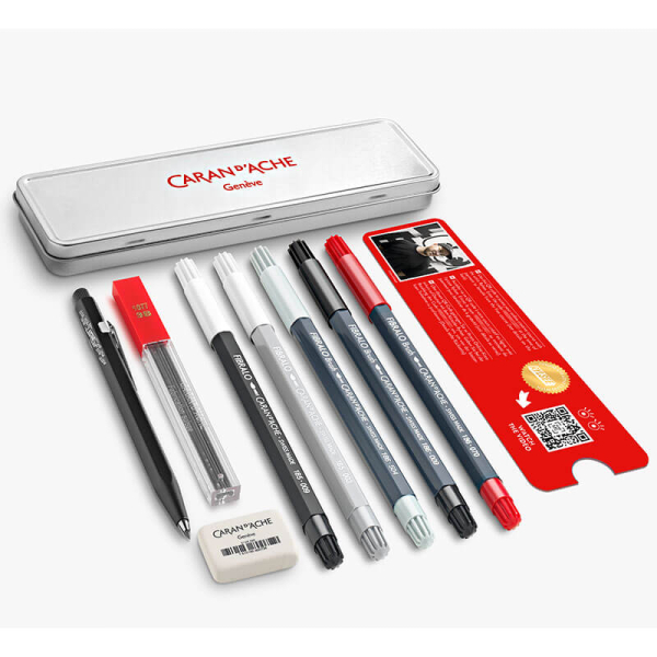 Caran d'Ache lettering Set Rylsee, range