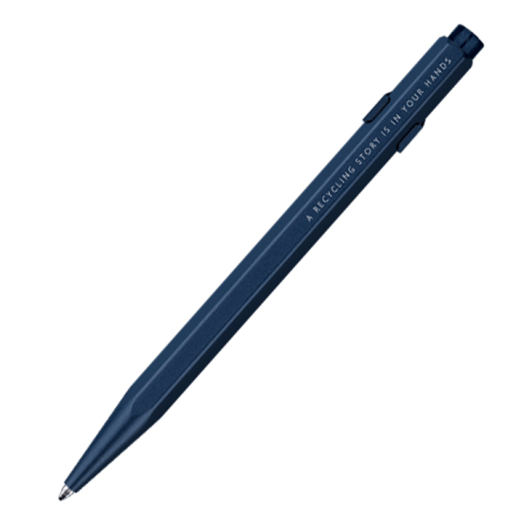 Caran d'Ache, Kugelschreiber,849, Nespresso Sonderedition, matt blau, mit Nespresso Verpackung