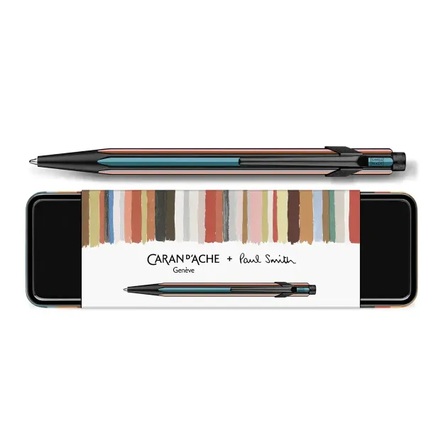 caran d ache 849 Kugelschreiber designed von Paul Smith 5 Edit in schwarz,  mit Giftbox