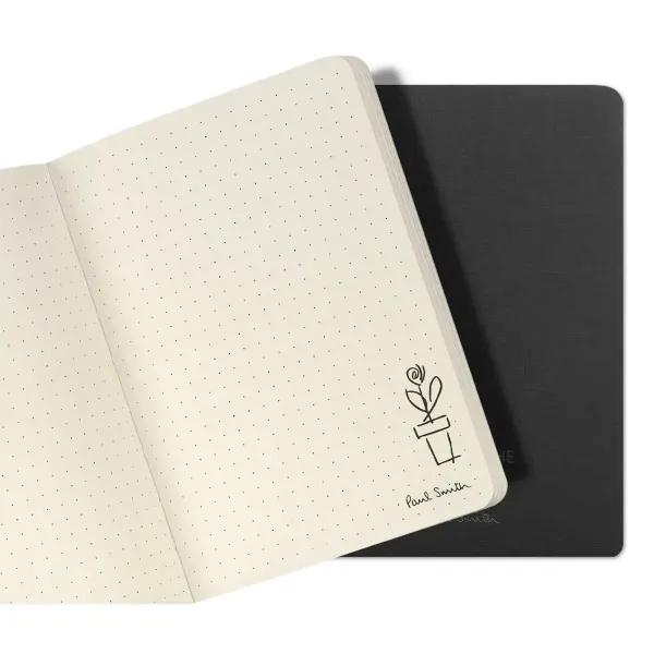 Caran d'Ache, Notizbuch A6 Paul Smit edit 5, dotted, schwarz, innen illustration