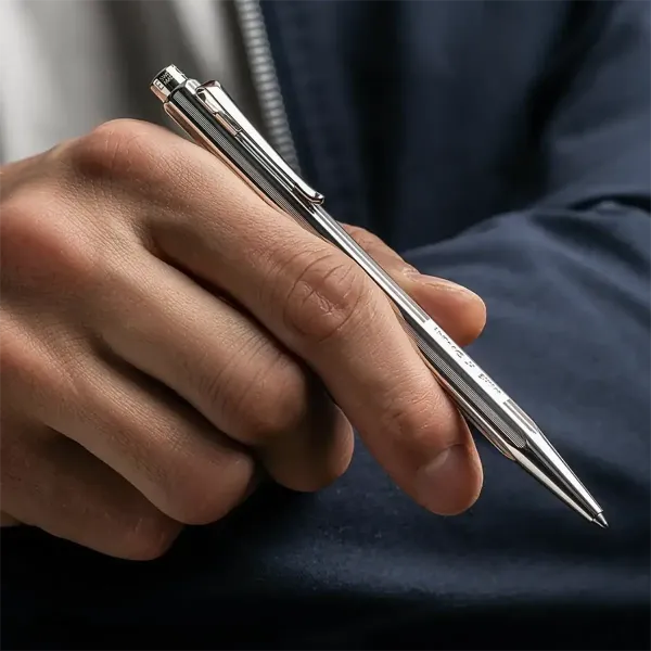 Caran d'Ache, Kugelschreiber Ecridor Paul Smith Edit 5, silber, Modell style