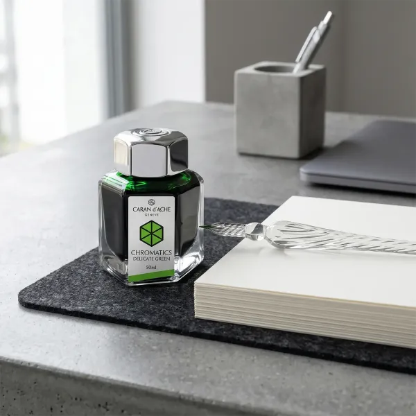 Caran d'Ache ink, Chromatics, green, style2