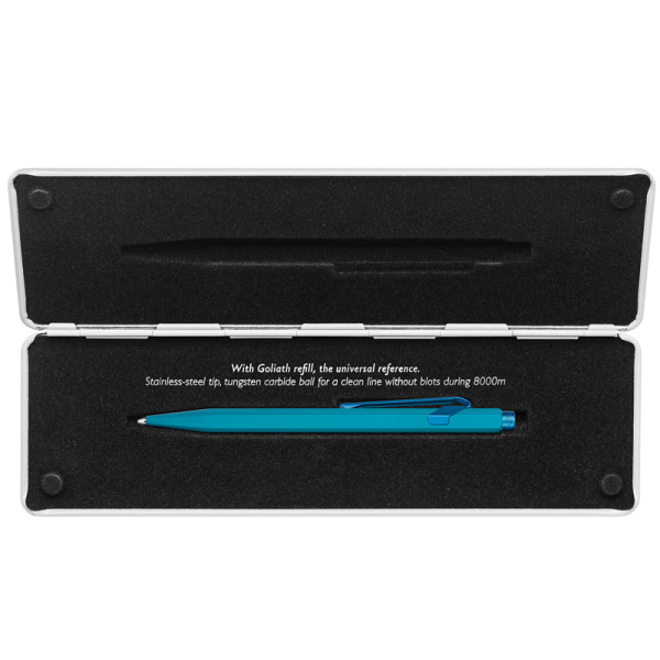 caran d ache 849 Kugelschreiber caran d Ache 849 ballpoint Claim Your Style 3 ice blau Klapp etui