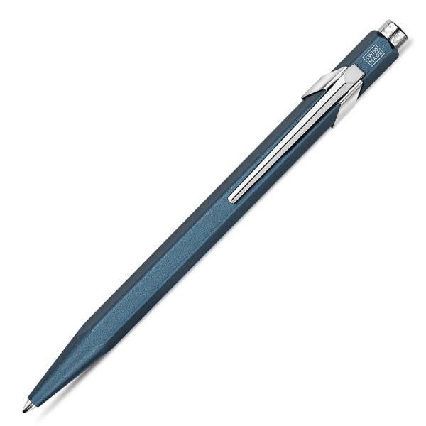 Caran d'Ache 849 ballpoint, Nespresso Edition No 1, matte blue, front