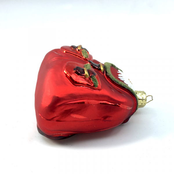 Christborn Weihnachtsanhänger Rucksack rot, back