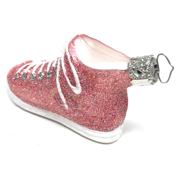 Christborn Weihnachtsanhänger Sneaker rosa, back