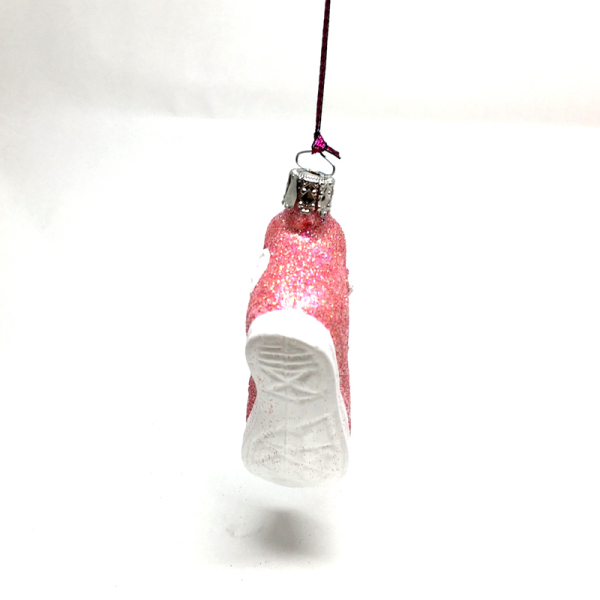 Christborn Weihnachtsanhänger Sneaker rosa, back
