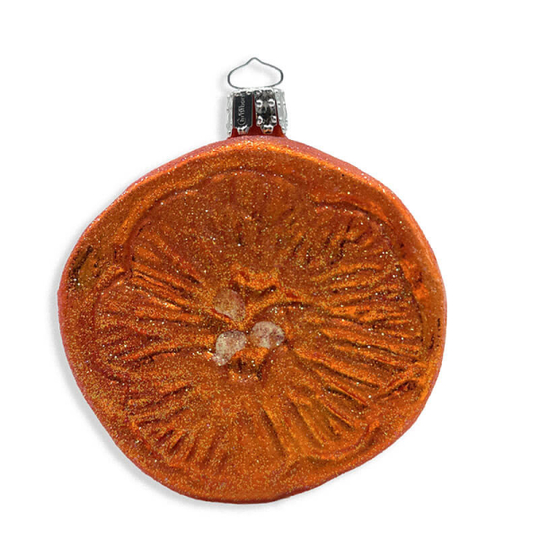 Christborn Weihnachtsanhänger Orangenhälfte, front