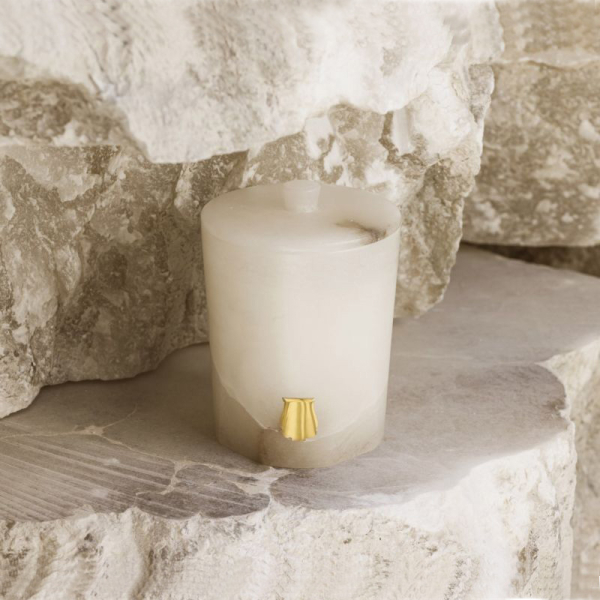 Cire Trudon, scented candle, in glass, Abd al Kader, Les Albatres, style