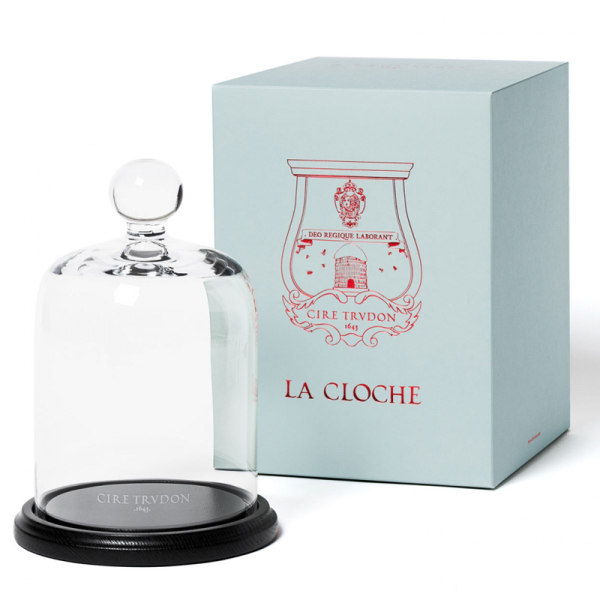 Cire Trudon Glasglocke La Cloche mit Holzsockel, Verpackung