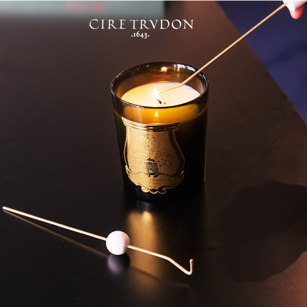 Cire Trudon wick hook L'eteigneoir, cylindre, Brass, Style