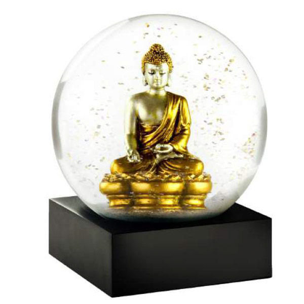 Cool Snow Globe Mini buddha gold to go,