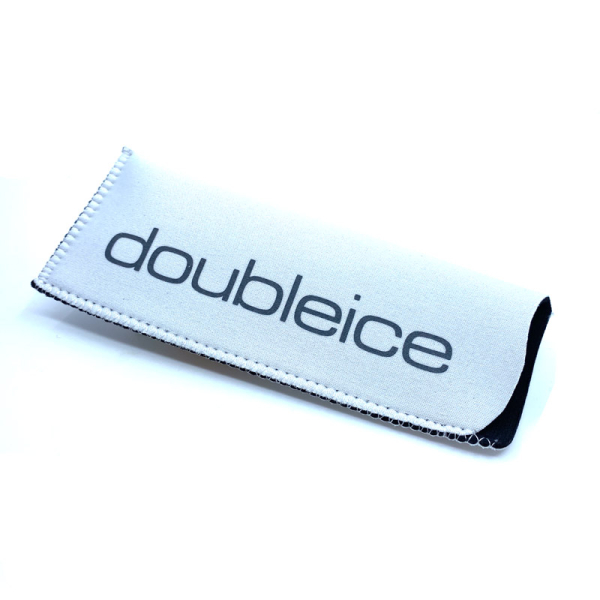 Doubleice Lesehilfe Round fluo pink soft touch, Soft Case