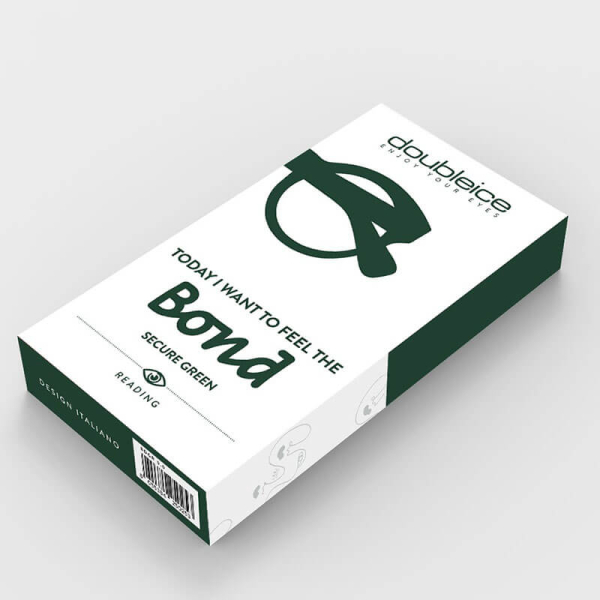 Doubleice Lesehilfe Bond grün, Verpackung