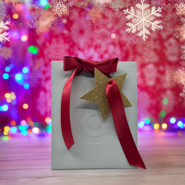 Gift wrap, gift bag, in kit embossed gold every moment is a gift, style