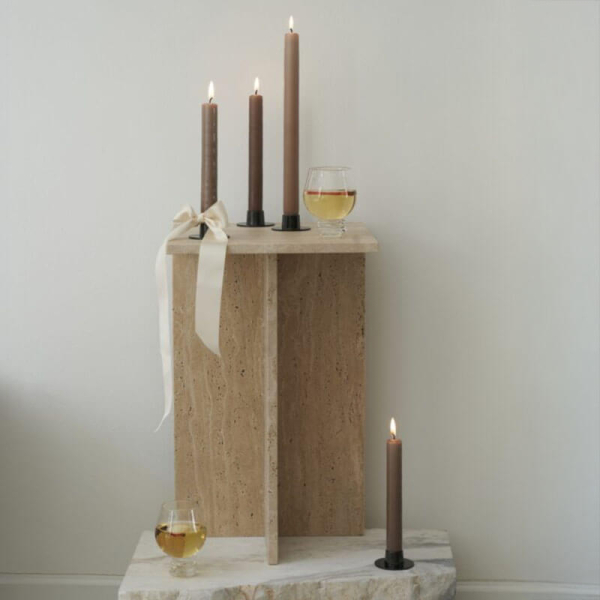 ster-Erik Candle Holder matte black set of 2,style