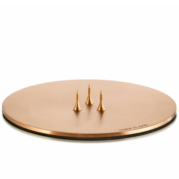 Ester-Erik Candle plate medium, | ROSEGOLD