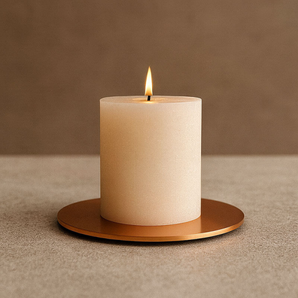 Ester-Erik Candle plate medium | ROSEGOLD, style to do