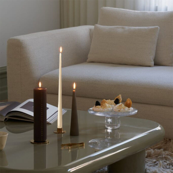 Ester&Erik Spitzkerze Metallic gold 42cm Tisch Arrangement,