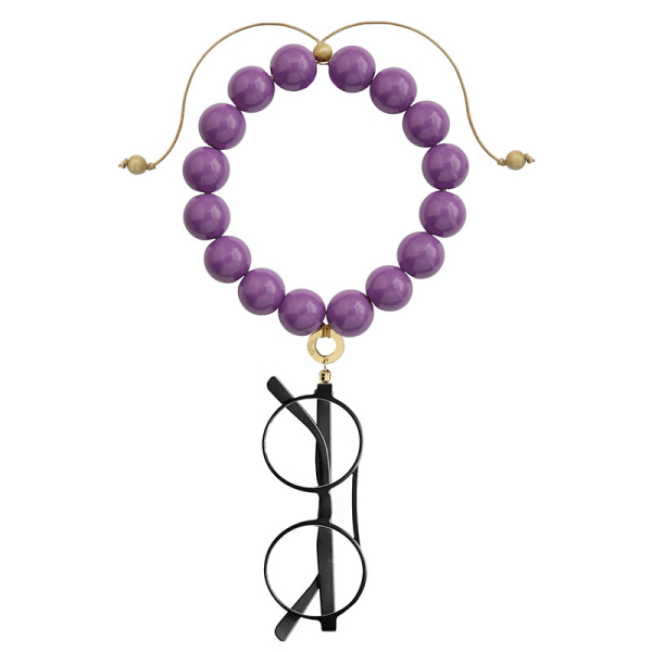 Eyesonoff, eyes chain, necklace, Chocker purple