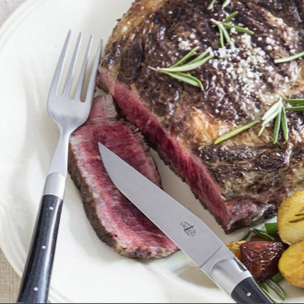 Forge de laguiole Steakmesser, komprimertes Gewebe, Style