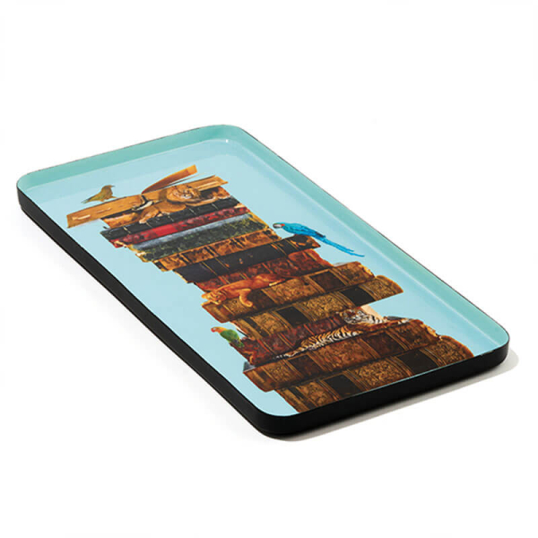 Gangzai, Anibook, Tablett, Vide Poche rectangular Tray, paint multicoloured, front, side