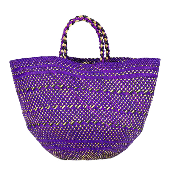 Guanabana Tote Canasto Bag S, Iraca, violett