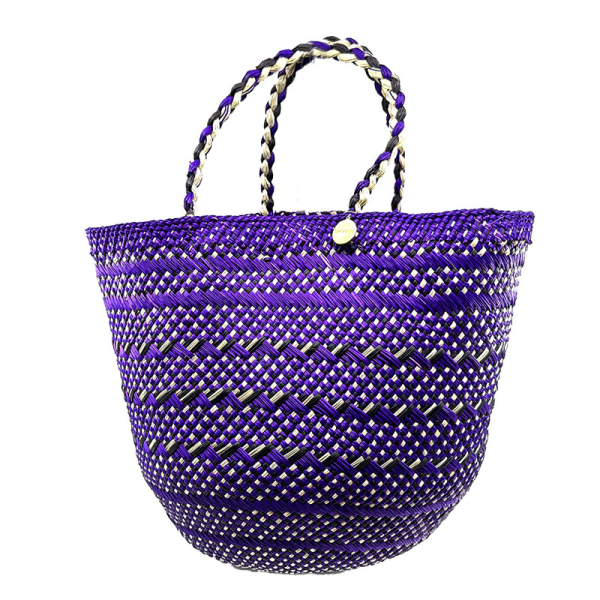 Guanabana Tote Canasto Bag S, Iraca, violett,