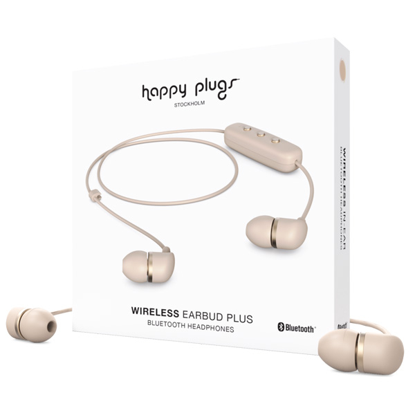 Happy Plugs In Ear Wireless Kopfhörer, nude, Kabellos, Verpackung