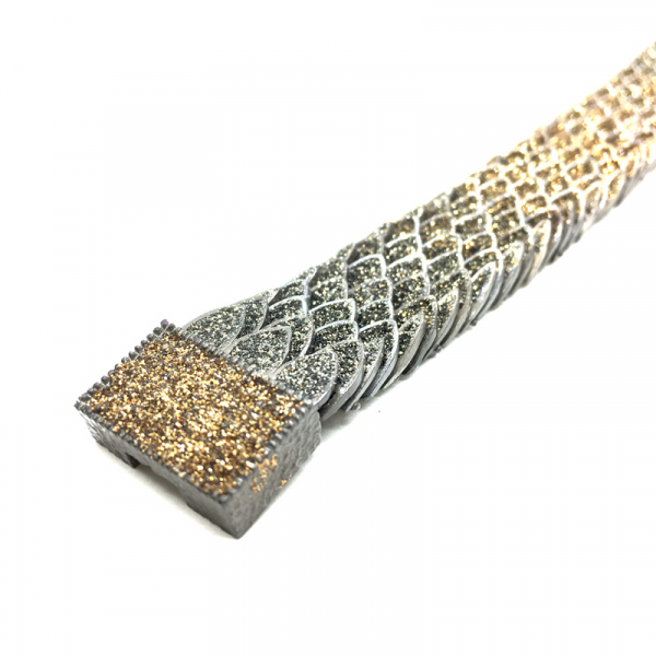 kmo gliederarmband SAN MARCO grün gold, Verschluss