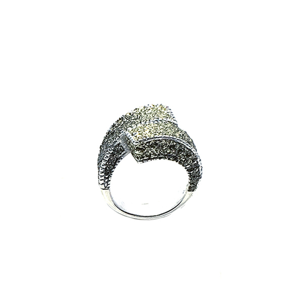 Kmo ring Fizzy gold-green, side