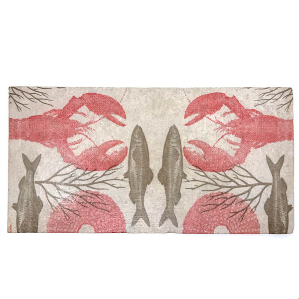 Travertin Untersetzer Lobster 20x40cm