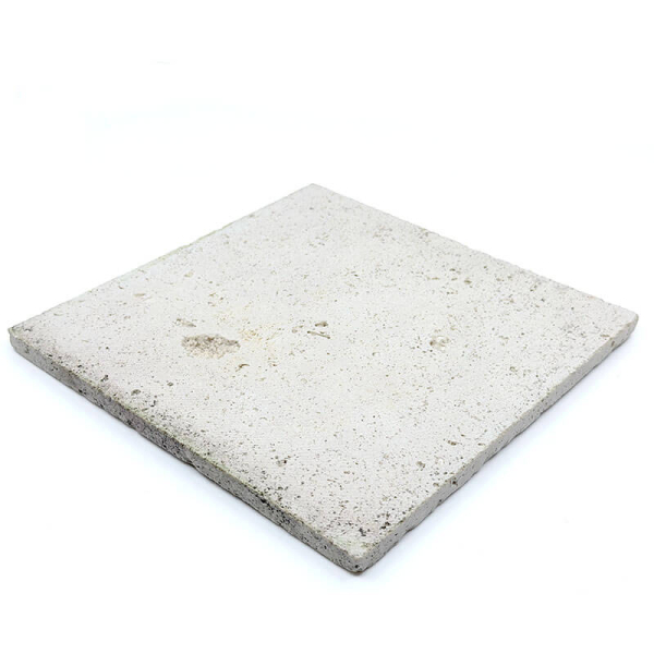 Travertin Untersetzer Poisson, Fisch20x20cm rückseite