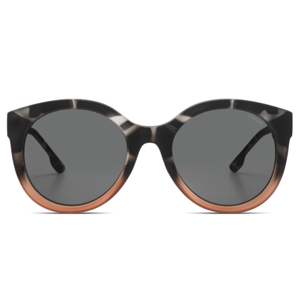 Komono Sonnenbrille Ellis sundownl Rahmen, rauchgrau getönte Gläser, cat-Eye, Front
